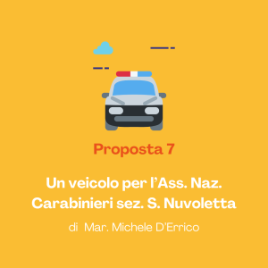 7_Un veicolo per l’Associazione Nazionale Carabinieri sez. Carabinieri S. Nuvoletta